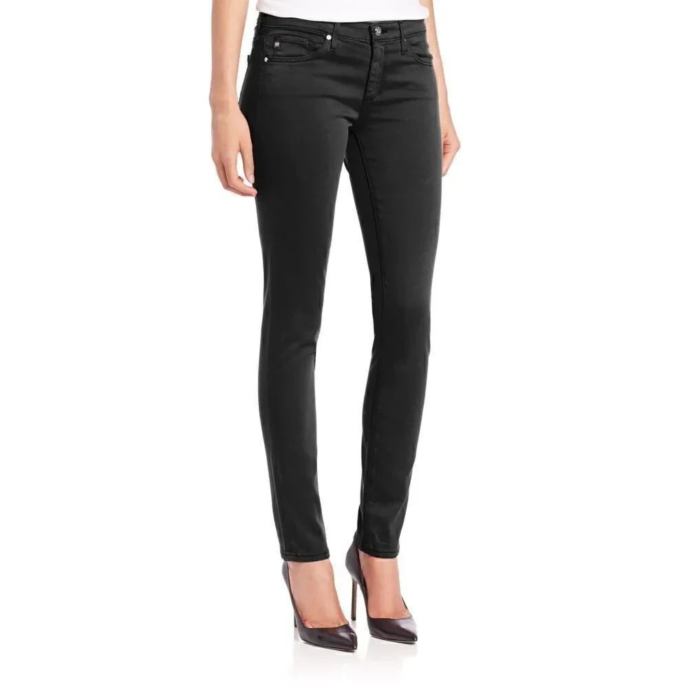 AG ‘The Stilt’ Cigarette Slim Jean - Black Velvet